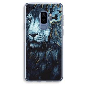 CaseCompany Darkness Lion: Samsung Galaxy S9 Plus Transparant Hoesje