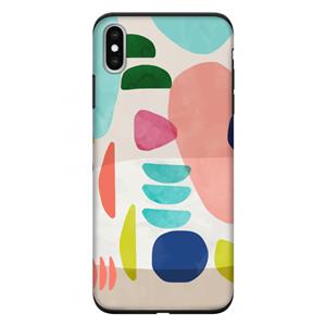 CaseCompany Bold Rounded Shapes: iPhone XS Max Tough Case