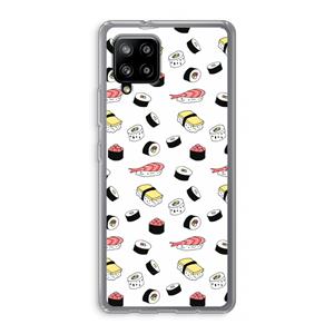 CaseCompany Sushi time: Samsung Galaxy A42 5G Transparant Hoesje