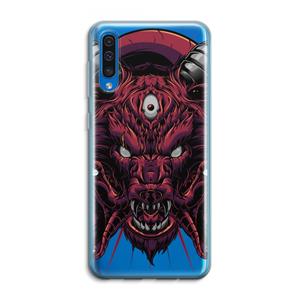 CaseCompany Hell Hound and Serpents: Samsung Galaxy A50 Transparant Hoesje