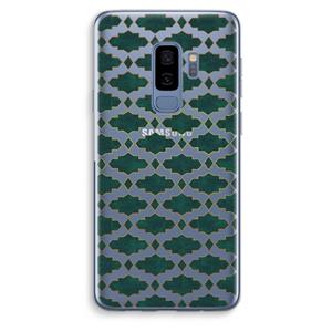 CaseCompany Moroccan tiles: Samsung Galaxy S9 Plus Transparant Hoesje