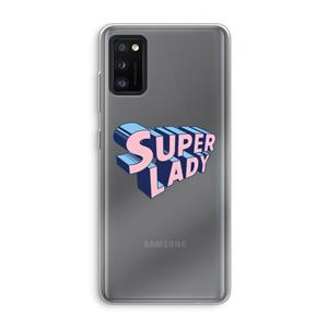CaseCompany Superlady: Samsung Galaxy A41 Transparant Hoesje