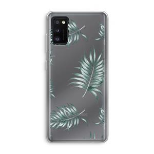 CaseCompany Simple leaves: Samsung Galaxy A41 Transparant Hoesje