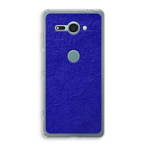 CaseCompany Majorelle Blue: Sony Xperia XZ2 Compact Transparant Hoesje