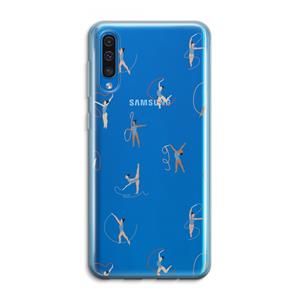 CaseCompany Dancing #3: Samsung Galaxy A50 Transparant Hoesje