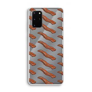 CaseCompany Bacon to my eggs #2: Samsung Galaxy S20 Plus Transparant Hoesje
