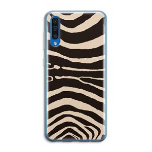 CaseCompany Arizona Zebra: Samsung Galaxy A50 Transparant Hoesje