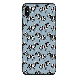 CaseCompany Zebra: iPhone XS Max Tough Case