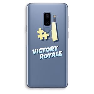 CaseCompany Victory Royale: Samsung Galaxy S9 Plus Transparant Hoesje