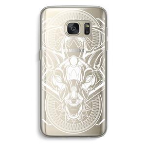 CaseCompany Oh Deer: Samsung Galaxy S7 Transparant Hoesje