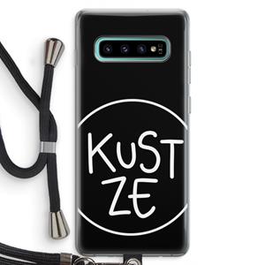 CaseCompany KUST ZE: Samsung Galaxy S10 Plus Transparant Hoesje met koord