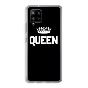CaseCompany Queen zwart: Samsung Galaxy A42 5G Transparant Hoesje