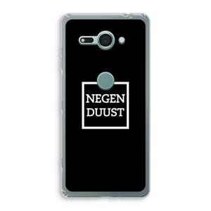 CaseCompany Negenduust black: Sony Xperia XZ2 Compact Transparant Hoesje