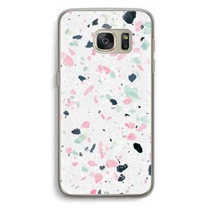 CaseCompany Terrazzo N°3: Samsung Galaxy S7 Transparant Hoesje