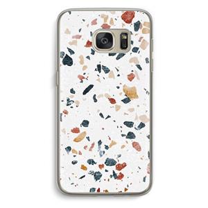 CaseCompany Terrazzo N°4: Samsung Galaxy S7 Transparant Hoesje