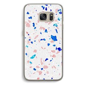 CaseCompany Terrazzo N°6: Samsung Galaxy S7 Transparant Hoesje