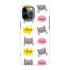 CaseCompany Meow: Volledig geprint iPhone 12 Pro Max Hoesje
