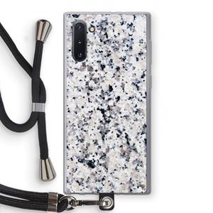 CaseCompany Gespikkelde marmer: Samsung Galaxy Note 10 Transparant Hoesje met koord