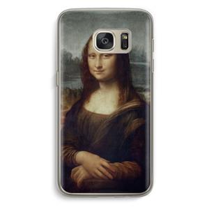 CaseCompany Mona Lisa: Samsung Galaxy S7 Transparant Hoesje