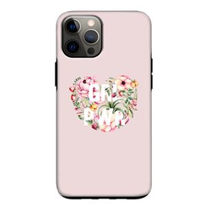 CaseCompany GRL PWR Flower: iPhone 12 Pro Tough Case