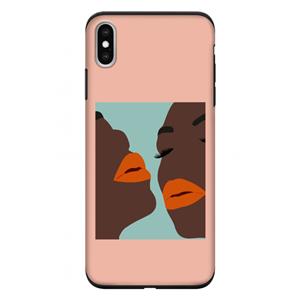 CaseCompany Orange lips: iPhone XS Max Tough Case