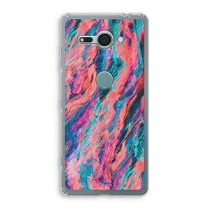 CaseCompany Electric Times: Sony Xperia XZ2 Compact Transparant Hoesje