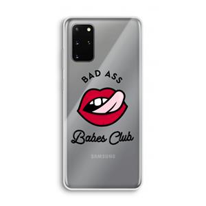 CaseCompany Badass Babes Club: Samsung Galaxy S20 Plus Transparant Hoesje