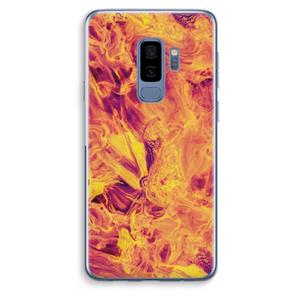 CaseCompany Eternal Fire: Samsung Galaxy S9 Plus Transparant Hoesje
