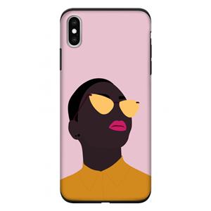 CaseCompany Yellow glasses: iPhone XS Max Tough Case