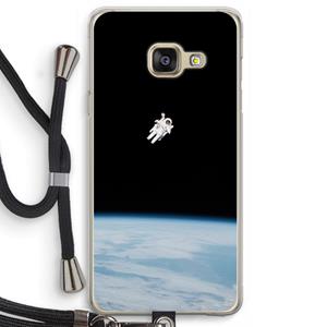 CaseCompany Alone in Space: Samsung Galaxy A3 (2016) Transparant Hoesje met koord