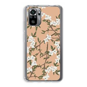 CaseCompany Blossoming spring: Xiaomi Redmi Note 10S Transparant Hoesje