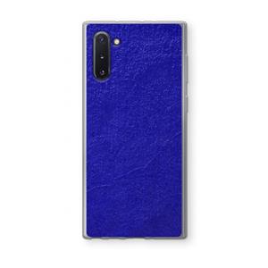 CaseCompany Majorelle Blue: Samsung Galaxy Note 10 Transparant Hoesje
