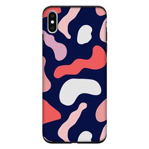 CaseCompany Memphis Shapes Pink: iPhone XS Max Tough Case