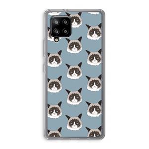 CaseCompany It's a Purrr Case: Samsung Galaxy A42 5G Transparant Hoesje