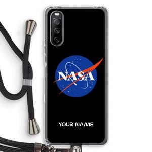 CaseCompany NASA: Sony Sony Xperia 10 III Transparant Hoesje met koord