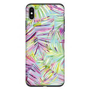 CaseCompany Tropical Palms Blue: iPhone XS Max Tough Case