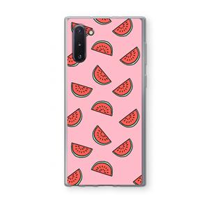 CaseCompany Watermeloen: Samsung Galaxy Note 10 Transparant Hoesje