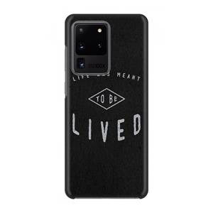 CaseCompany To be lived: Volledig geprint Samsung Galaxy S20 Ultra Hoesje