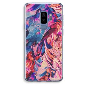 CaseCompany Pink Orchard: Samsung Galaxy S9 Plus Transparant Hoesje