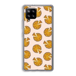 CaseCompany You Had Me At Pizza: Samsung Galaxy A42 5G Transparant Hoesje