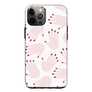 CaseCompany Hands pink: iPhone 12 Pro Tough Case