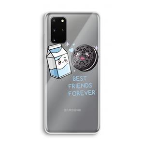 CaseCompany Best Friend Forever: Samsung Galaxy S20 Plus Transparant Hoesje