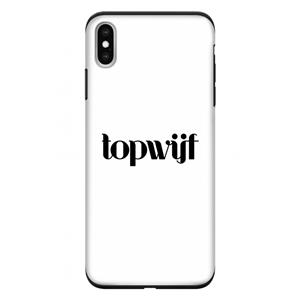 CaseCompany Topwijf Wit: iPhone XS Max Tough Case