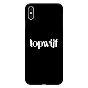 CaseCompany Topwijf Zwart: iPhone XS Max Tough Case