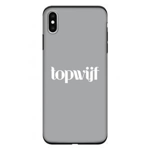 CaseCompany Topwijf Grijs Wit: iPhone XS Max Tough Case