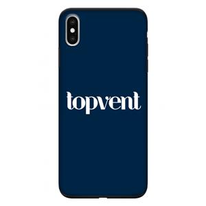 CaseCompany Topvent Navy: iPhone XS Max Tough Case