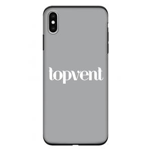 CaseCompany Topvent Grijs Wit: iPhone XS Max Tough Case