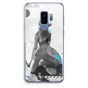 CaseCompany I will not feel a thing: Samsung Galaxy S9 Plus Transparant Hoesje