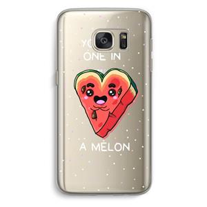 CaseCompany One In A Melon: Samsung Galaxy S7 Transparant Hoesje