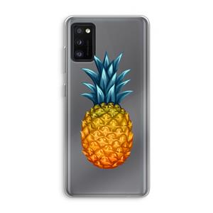 CaseCompany Grote ananas: Samsung Galaxy A41 Transparant Hoesje